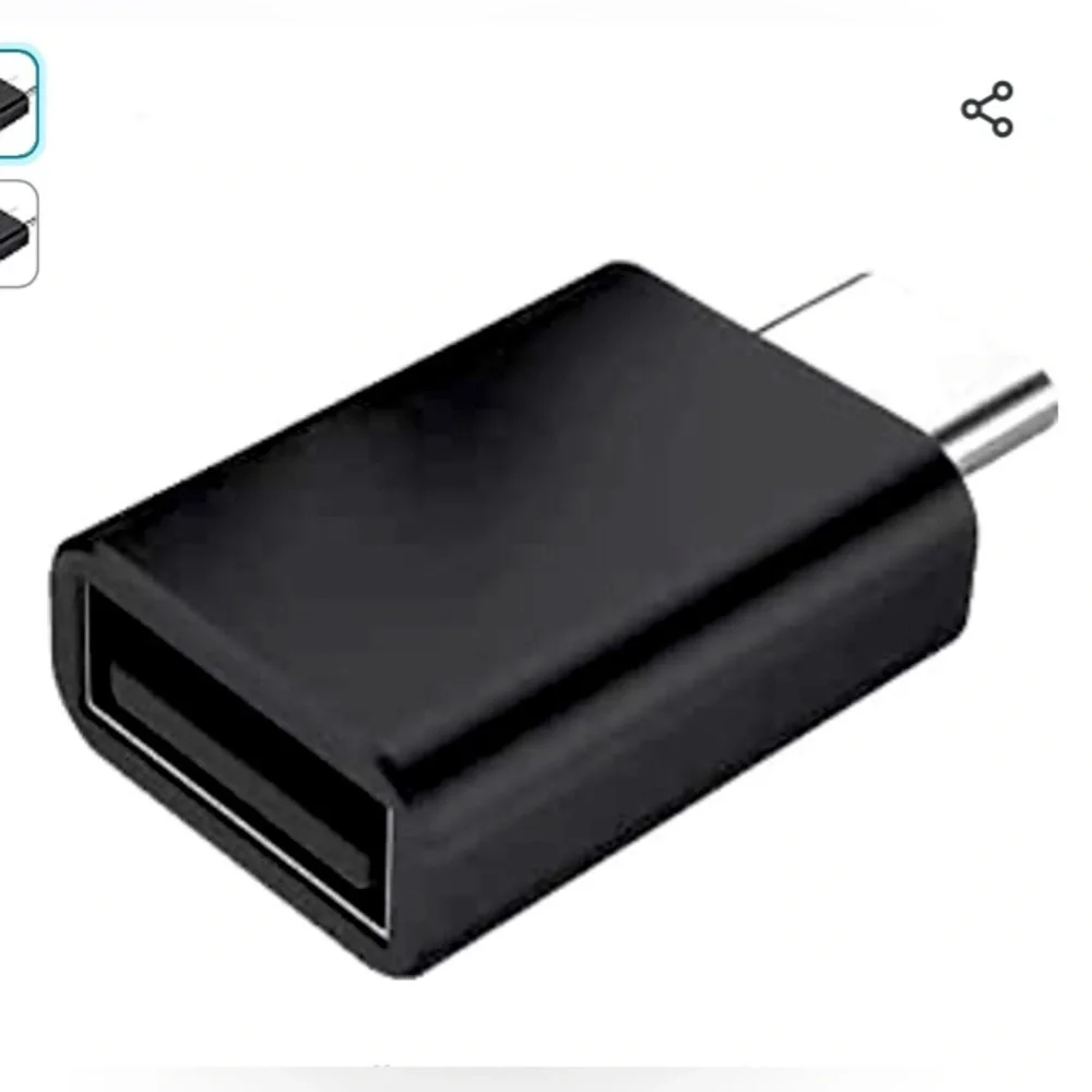 Mocale CarPlay Wireless USB-C to USB Adapter Black